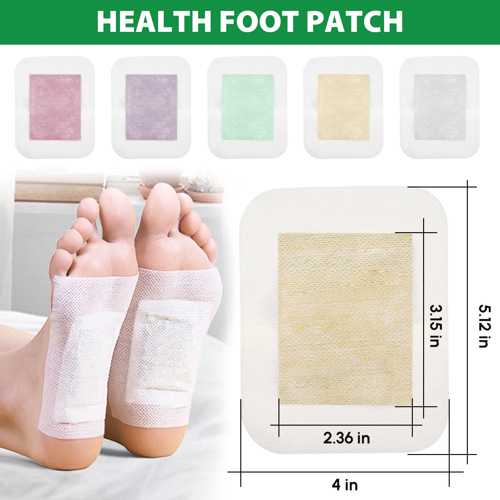 30 Pcs Sleep Foot Pads Natural Foot Patches Herbal Foot and Body Care