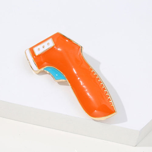 New Medical Medicine Brooch Pin Stethoscope Electrocardiogram