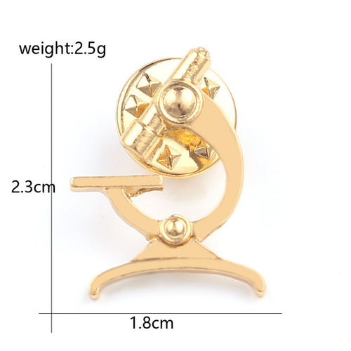 New Medical Medicine Brooch Pin Stethoscope Electrocardiogram