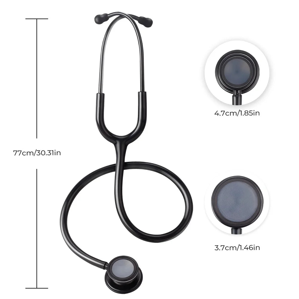 Double Sided Stethoscope Portable Professional Cardiology Stethoscope