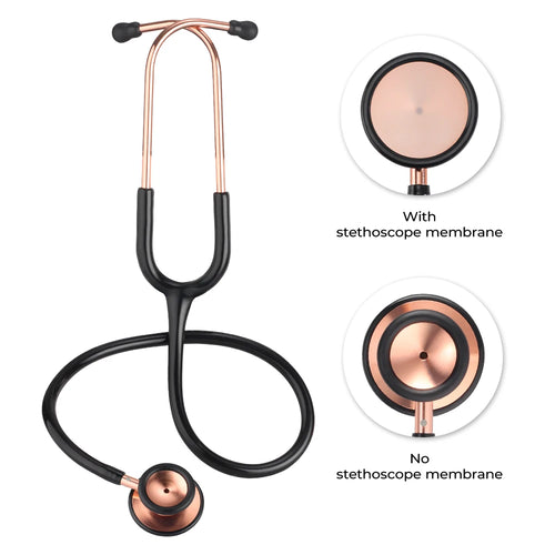 Double Sided Stethoscope Portable Professional Cardiology Stethoscope