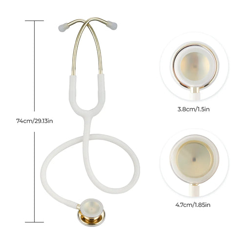 Double Sided Stethoscope Portable Professional Cardiology Stethoscope
