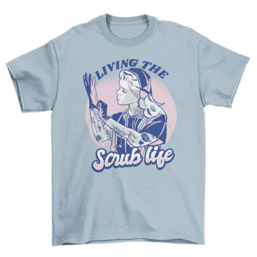 Nurse woman with tattoos t-shirt