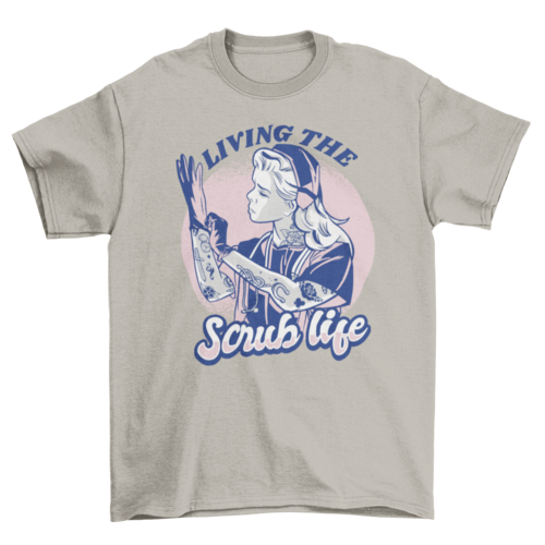 Nurse woman with tattoos t-shirt