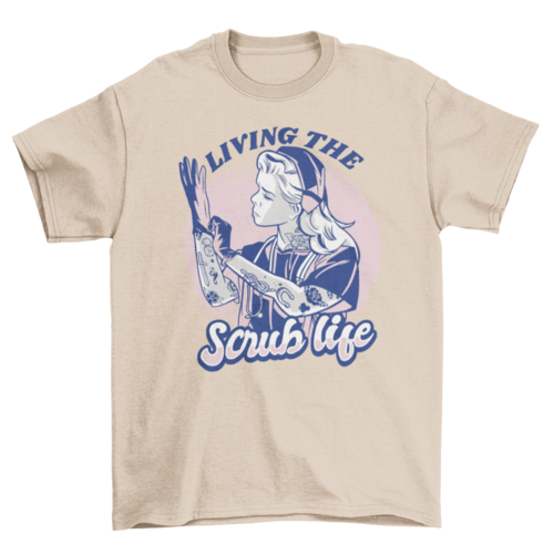 Nurse woman with tattoos t-shirt