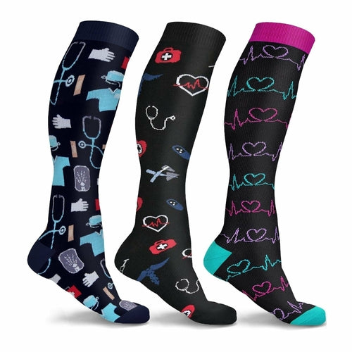 Shiftstrong Knee-High Compression Sock Collection (3- or 6-Pack)