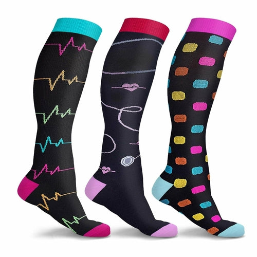 Shiftstrong Knee-High Compression Sock Collection (3- or 6-Pack)